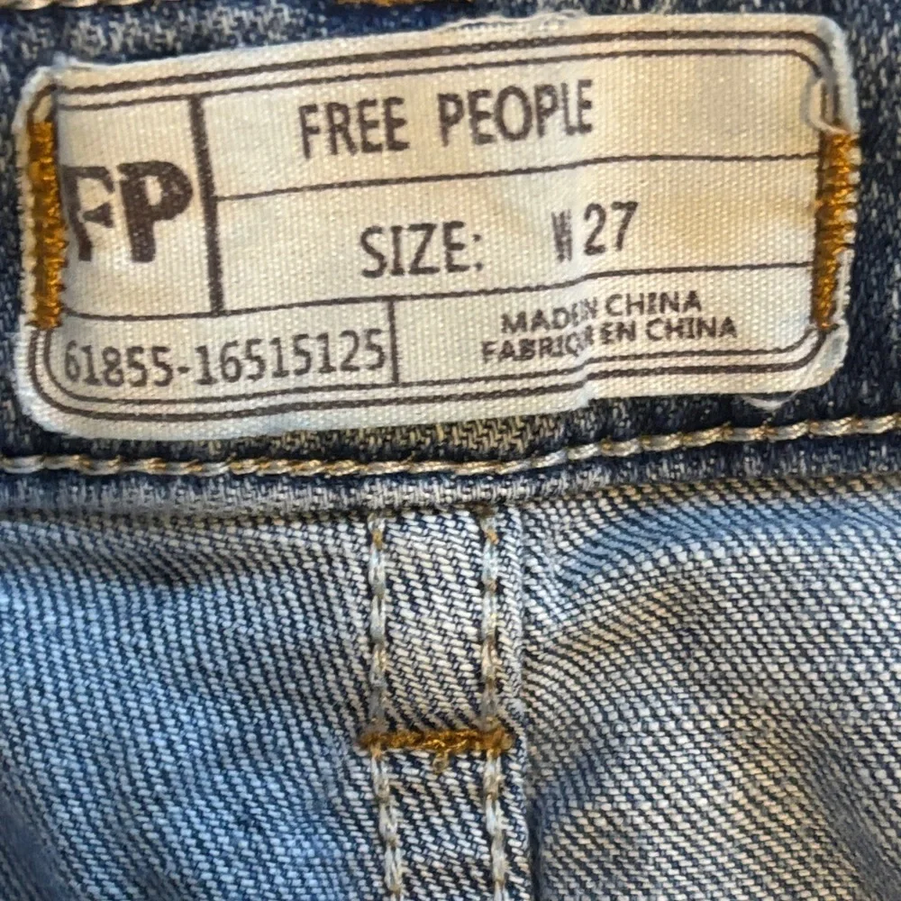 Free People High Rise Blue Jeans - Picture 4 of 14